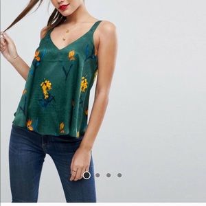ASOS swing cami in green